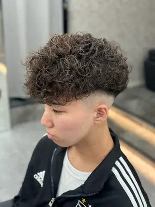 パーマ メンズ メッシュパーマ支持率 ◎大宮/隼也のヘアスタイル