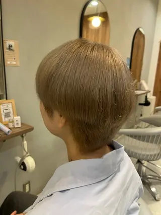 ショート カラー よしおか †❤︎のヘアスタイル