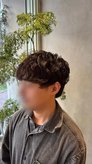 ショート パーマ メンズ EARTH三鷹 KOKOROのヘアスタイル