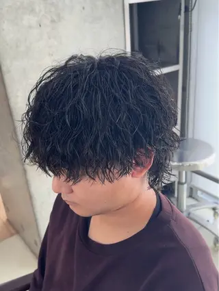 パーマ メンズ fifth原宿 宮部蓮のヘアスタイル