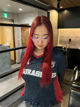 カラー 藤谷 果林のヘアスタイル