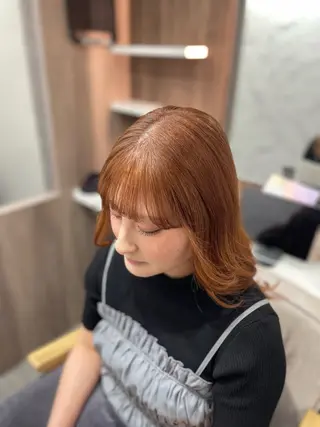 カラー 森木 遥香のヘアスタイル