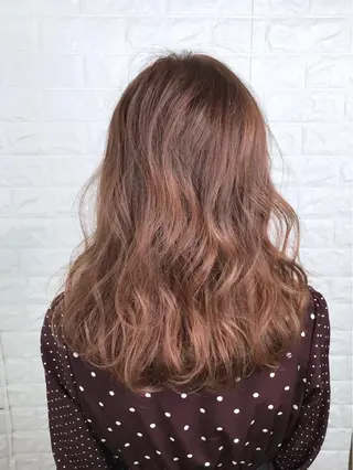 ミディアム カラー 髪質改善縮毛矯正 美容師✂️山崎竜二のヘアスタイル