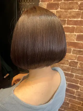 ミディアム カラー パーマ ヘアアレンジ メンズ キッズ ネイル マツエク・マツパ アイブロウ 久木原 ゆりのヘアスタイル