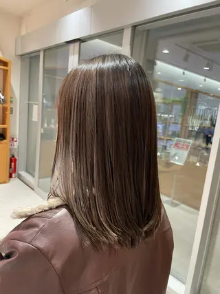 ロング カラー ARMONY秋山輝也 コテ巻き風パーマ特化のヘアスタイル