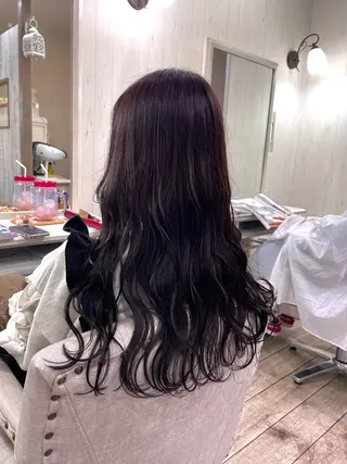 ロング ネモトメイナ🌿 今月末で退職しますのヘアスタイル