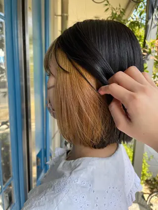 ミディアム カラー 【艶ｶﾗｰ/ｼｮｰﾄ 】田原 愛菜🐯のヘアスタイル