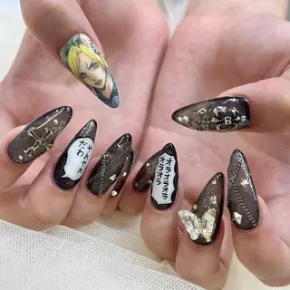 ロング ネイルJaol 池袋のネイルデザイン