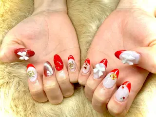 ミディアム GGhouse narumiのネイルデザイン