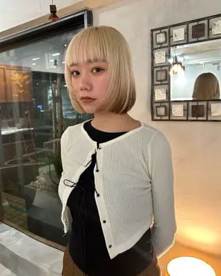 カラー GAN /ダメージレスカラーのヘアスタイル