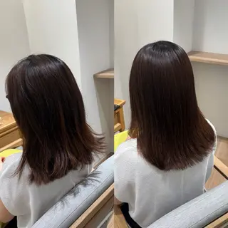 ミディアム RINNO🌷透明感 カラー/髪質改善のヘアスタイル