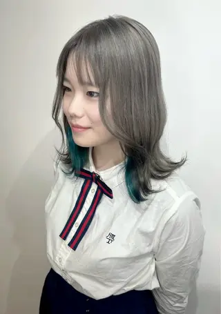 ミディアム カラー 【髪質改善】 KOUKIのヘアスタイル