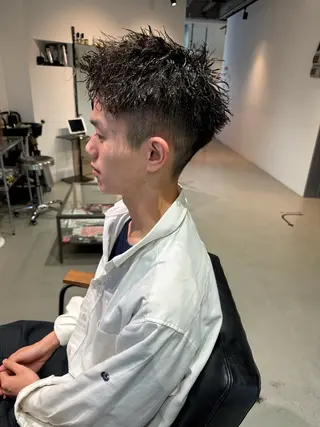 ショート パーマ メンズ Mizuki Yajimaのヘアスタイル