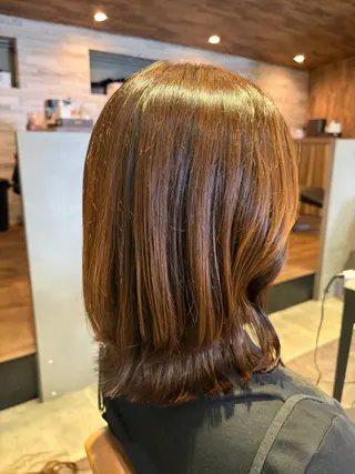ミディアム カットモデル RURUのヘアスタイル