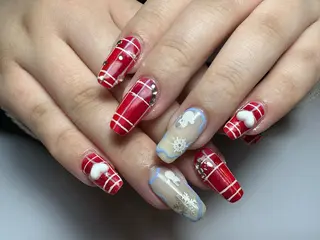 ロング shandy nailのネイルデザイン