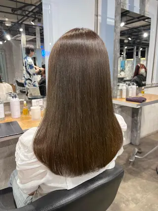 ロング 🪞透明感カラー🫧 縮毛矯正🥇かずきのヘアスタイル