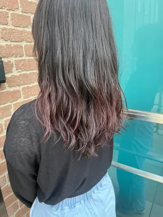 セミロング カラー パーマ ヘアアレンジ メンズ キッズ ネイル マツエク・マツパ アイブロウ 久木原 ゆりのヘアスタイル