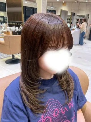 セミロング ボブ／レイヤーモデル 募集中🫧ゆい🌼のヘアスタイル