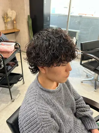 ショート パーマ特化美容師 佐藤壮流のヘアスタイル