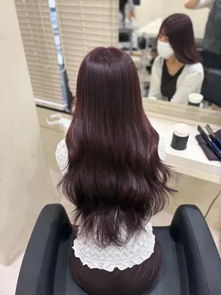 カラー ベージュ・ラベンダー カラー🎀りりのヘアスタイル