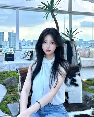 ロング カラー パーマ ヘアアレンジ メンズ 上品＆韓国風 🥀海心🥀のヘアスタイル