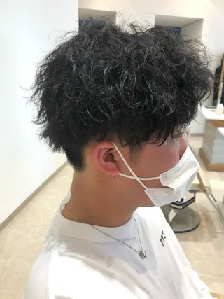 ショート パーマ メンズ 小林 優太 メンズパーマ✨のヘアスタイル