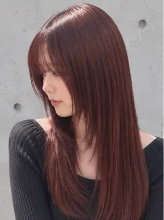 ロング カラー takagi nayuのヘアスタイル