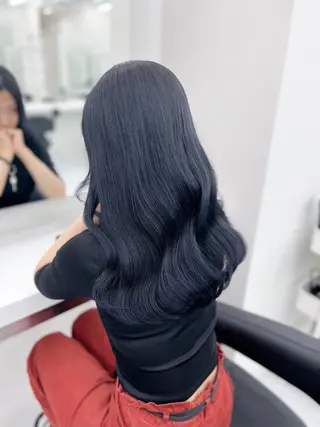 ロング カット💜モデル募集 アカデミー札幌のヘアスタイル