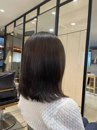 ミディアム カラー porto まなみのヘアスタイル