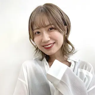 ミディアム カラー BASSA野方店 ⭐️MANA⭐️のヘアスタイル