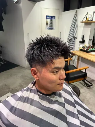 ショート 朝陽 ／メンズヘア特化のヘアスタイル