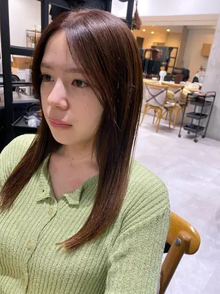 セミロング カラー 似合う髪型見つけます AYAKAのヘアスタイル