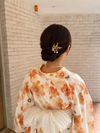 セミロング 🪐海外hair/パ ーマ/暖色/ミミ🌼のヘアスタイル
