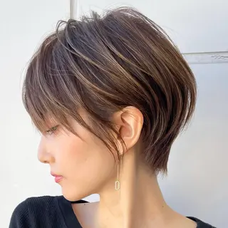ショート 朝ラク/大人ショート /銀座/若狭真央のヘアスタイル