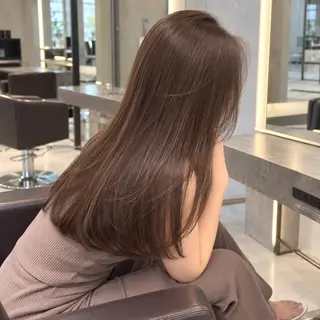 ロング カラー 縮毛矯正カラー大宮 💖レイヤー/虎白のヘアスタイル