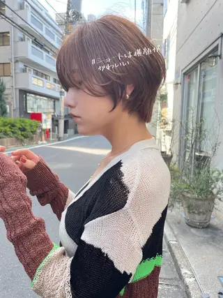ショート SIGN店長中村 レイヤーカット募集のヘアスタイル