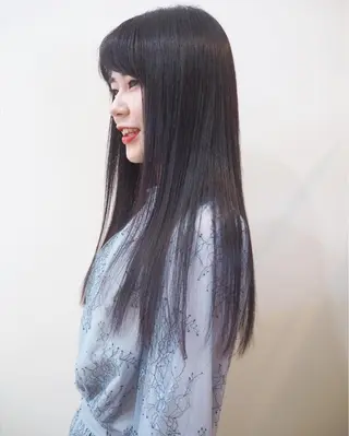 ロング 中江 規久のヘアスタイル