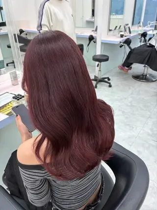 セミロング かわいいモテカラー 🎀SAAKA🎀のヘアスタイル