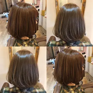 ミディアム カラー plaatje 義見のヘアスタイル