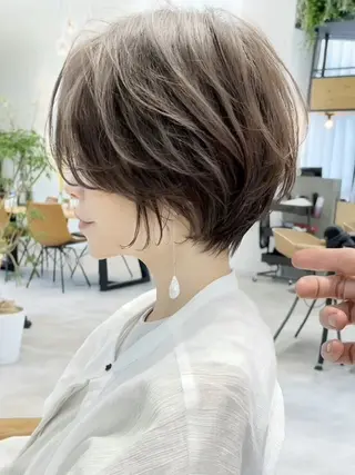 ショート カラー ⭐️銀座/ショート/ 艶カラー/りょうがのヘアスタイル