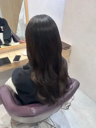 ロング Mao 🎀bob 赤み撃退🌿艶カラーのヘアスタイル