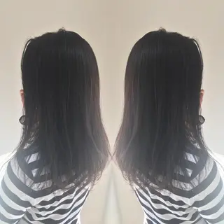 ロング カラー 中間 将人のヘアスタイル