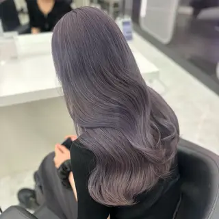 ロング キッズ 抜け感レイヤー︴ ニュアンスカラーのヘアスタイル