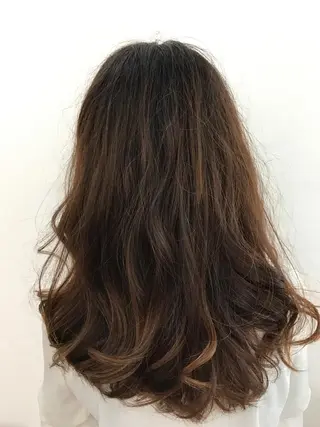 ロング カラー 大山 雅矢のヘアスタイル