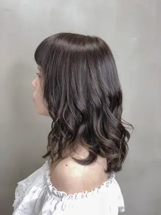 ミディアム カラー 【透明感、艶髪】西村 有司のヘアスタイル