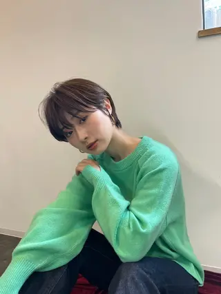 ショート カラー 大人女性ショート専門 tomodaのヘアスタイル
