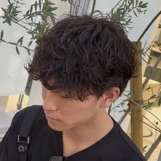 ミディアム 米谷 理玖のヘアスタイル