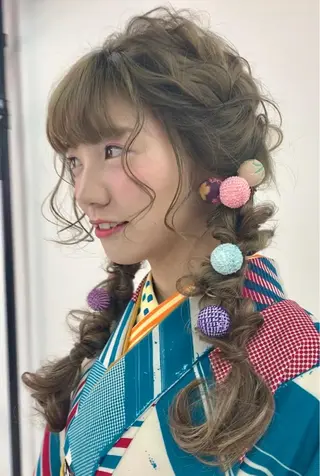 ミディアム 荒清  圭以のヘアスタイル