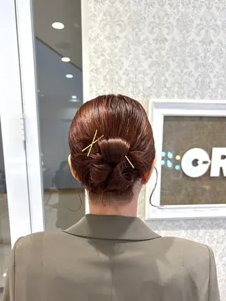 ミディアム ヘアアレンジ 🍒Natsuka /ガーリー/アレンジのヘアスタイル