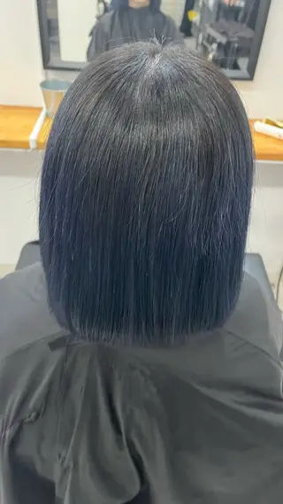 ミディアム カラー Maia🦋 博多 透明感カラーのヘアスタイル